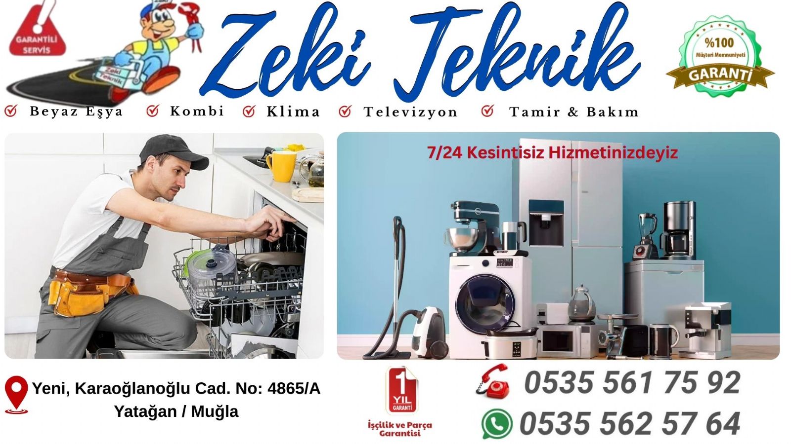 Yatağan Arçelik Servisi